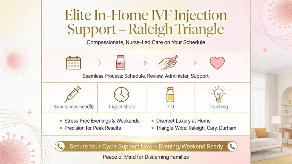Compassionate, Nurse-Led IVF Injection Help When You Need It Most