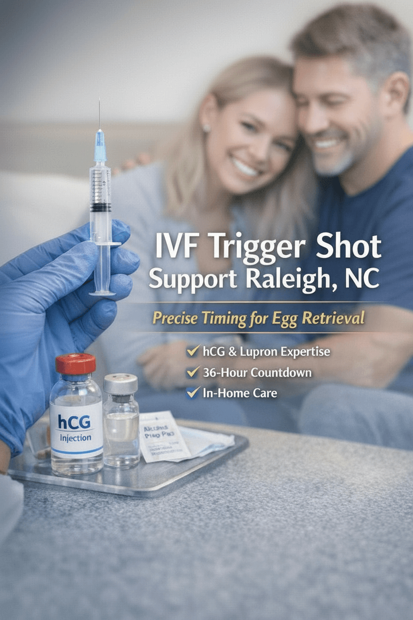 IVF Trigger Shot Support Raleigh NC Precision Timing for Egg Retrieval Success