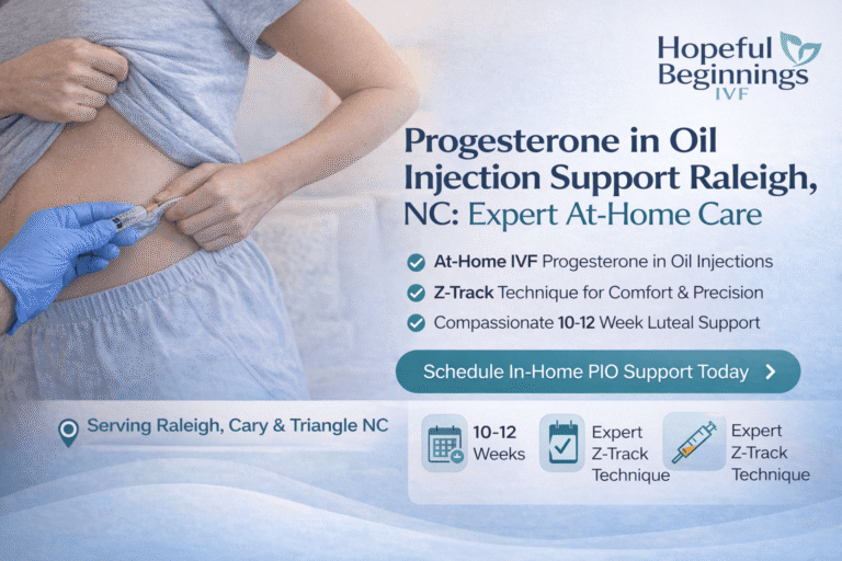 Progesterone in Oil Injection Support Raleigh NC Expert At-Home Care