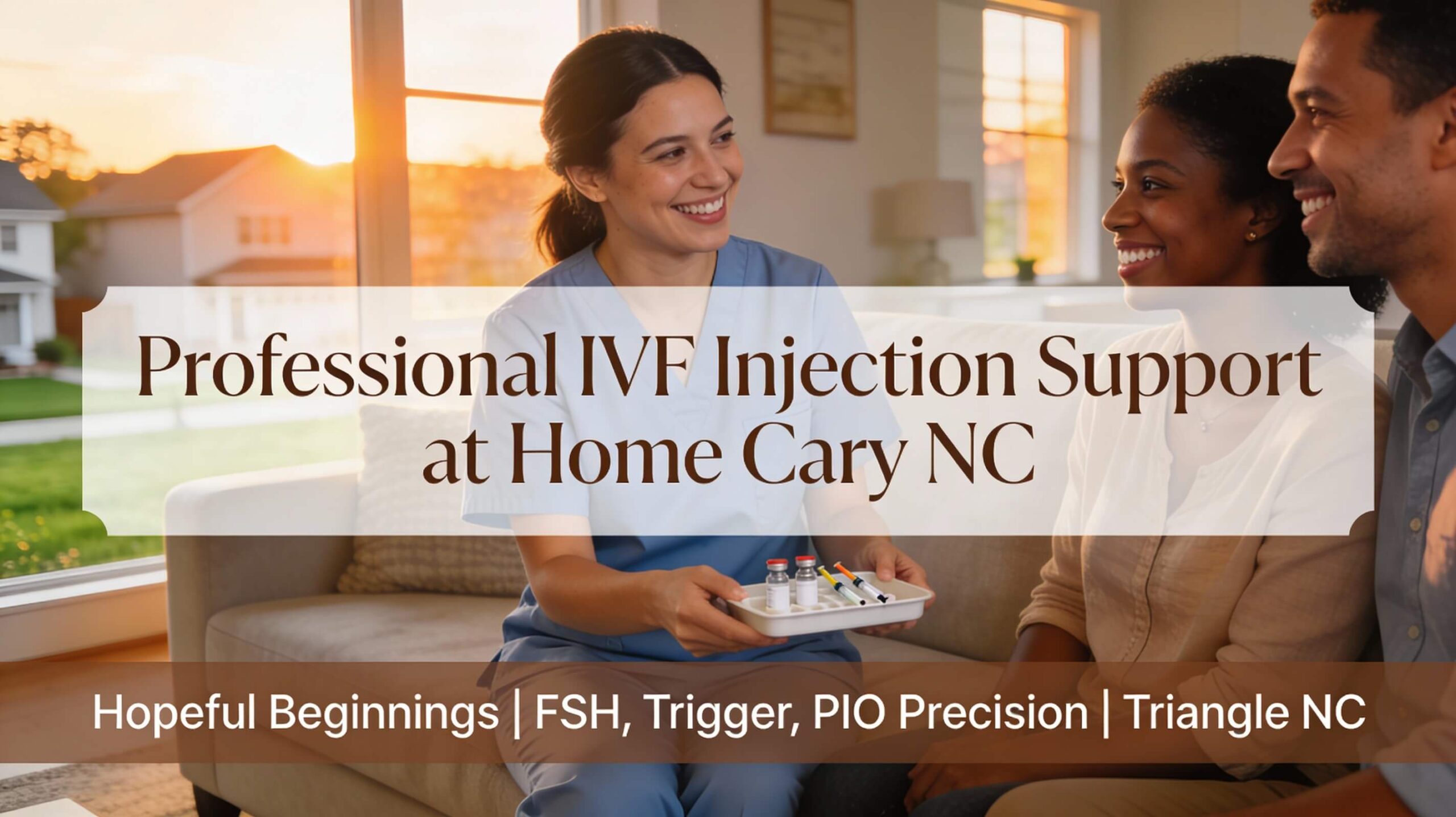 Professional IVF Injection Support at Home Cary NC Comfort Through Every Shot