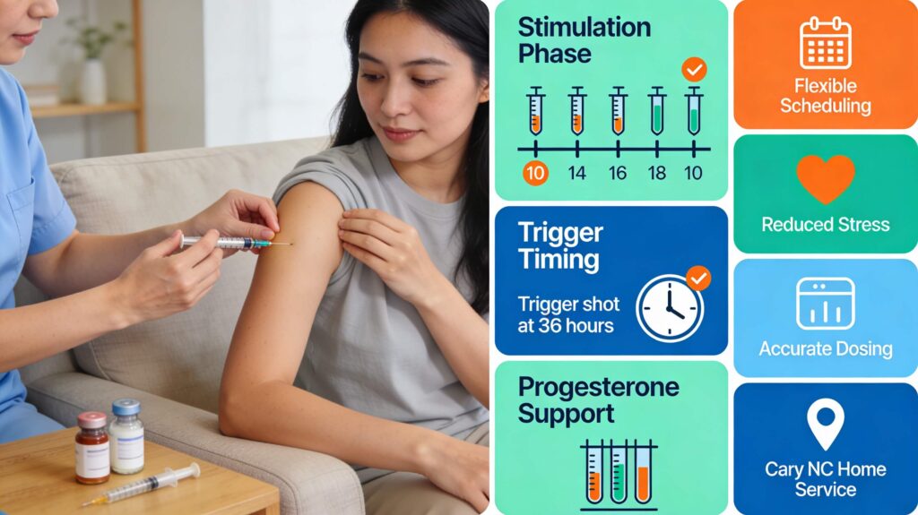 concierge IVF injections Cary NC