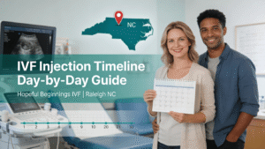 IVF Injection Timeline Ovarian Stimulation Day-by-Day Raleigh NC